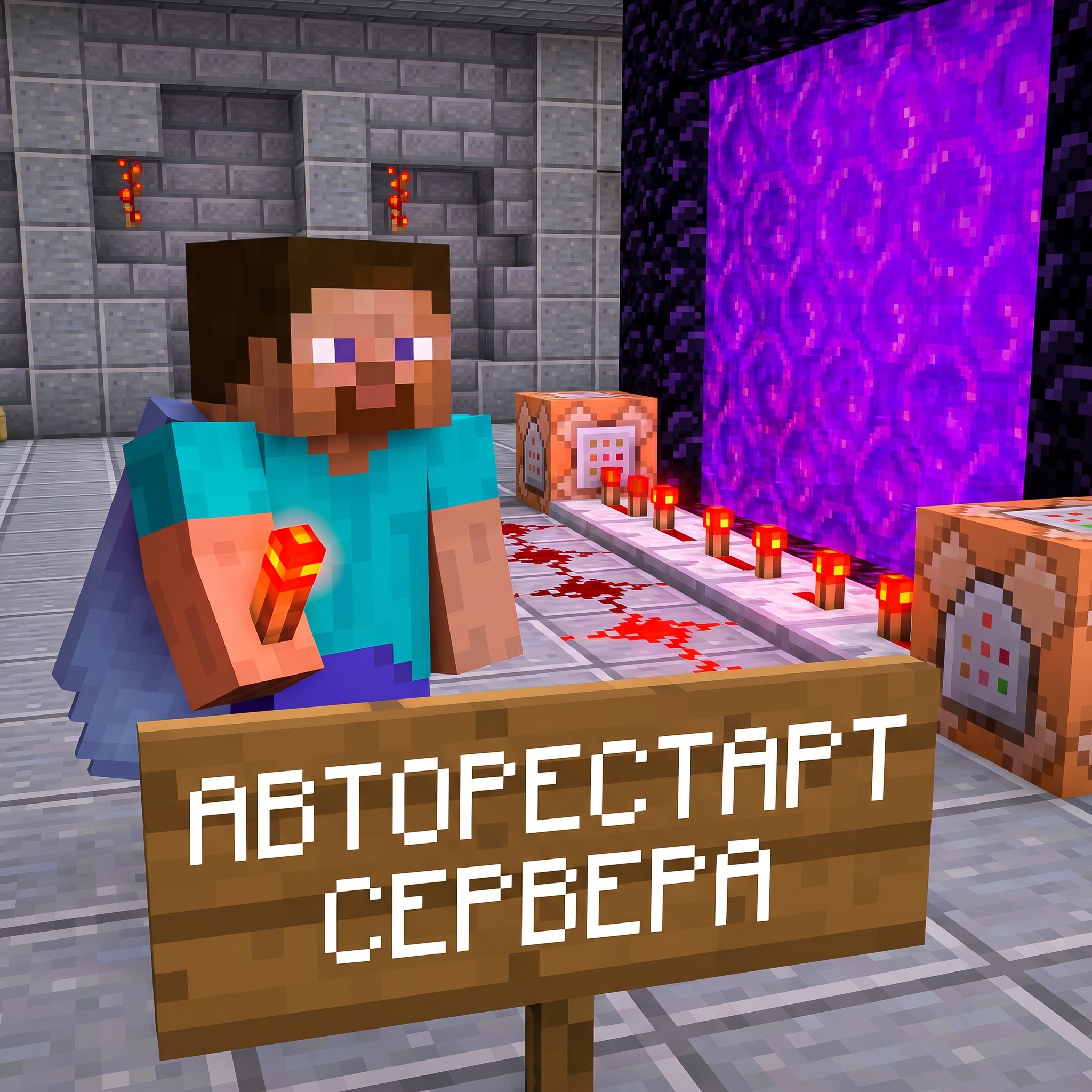 Обновление метода авторестарта сервера